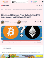 Bitcoin Holds Support as Ethereum Pushes Toward $3,500