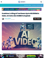 Kuaishou’s Kling AI Tool Hits $100M: AI Coins Like $SUBBD Explode Alongside It