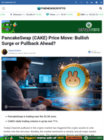 PancakeSwap (CAKE) Price Move: Bullish Surge or Pullback Ahead?