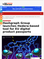 Hashgraph Group launches Hedera-based tool for EU digital product passports - The Crypto News Wire