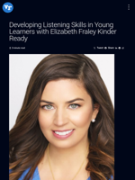 Developing Listening Skills in Young Learners with Elizabeth Fraley Kinder Ready | Visionary Financial
