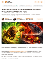 Analyzing Artificial Superintelligence Alliance’s 16% jump: $0.30 next for FET? - AMBCrypto