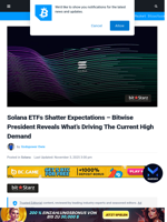 Solana ETFs Shatter Expectations - Bitwise President Reveals What’s Driving The Current High Demand | Bitcoinist.com