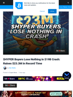 Bitcoin Hyper Buyers Lost Nothing During $19B Crash: Layer-2 Raises $23.3M in Record Time
