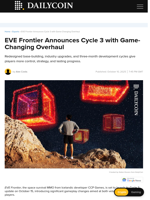 EVE Frontier Announces Cycle 3 with Game-Changing Overhaul - DailyCoin