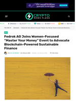 Fedrok AG Joins Women-Focused “Master Your Money” Event to Advocate Blockchain-Powered Sustainable Finance - Crypto News Flash