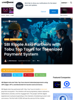 SBI Ripple Asia Partners with Tobu Top Tours for Tokenized Payment System | Live Bitcoin News