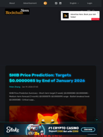 SHIB Price Prediction: Targets $0.0000085 by End of January 2026 - Blockchain.News