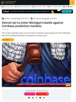 Detroit Set to Enter Michigan‘s Battle against Coinbase Prediction Markets