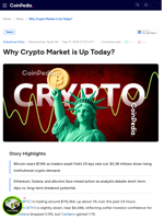 Why Crypto Market is Up Today? 