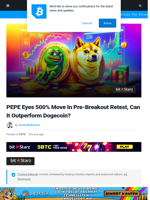 PEPE Eyes 500% Move In Pre-Breakout Retest, Can It Outperform Dogecoin? | Bitcoinist.com