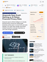 Grayscale Sees Zcash Gaining as AI Raises Financial Privacy Risks