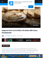 Dogecoin Price To $10 Still In The Works With These Developments | Bitcoinist.com