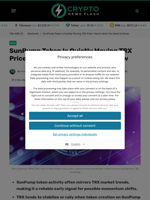 SunPump Token Is Quietly Moving TRX Price—Here’s What You Need to Know - Crypto News Flash