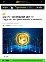 Experts see Bullish Shift for Dogecoin Open Interest Crosses $6B