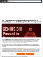 BREAKING: House Passed GENIUS Bill as First Crypto Law. Will Presales Explode?