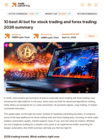10 best AI bot for stock trading and forex trading: 2026 summary - AMBCrypto