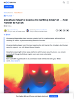 Dangerous New AI Crypto Scams Are Nearly Impossible to Spot