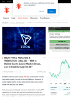 TRON PRICE ANALYSIS & PREDICTION (May 26) – TRX is Stalled Due to Latest Market Drops, Can It Breakthrough $0.28? - NullTX
