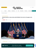 Central banks to raise rates amid inflation from Iran's oil supply cuts: FT