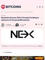 Nexchain Secures $1M in Presale Funding to Advance AI-Powered Blockchain