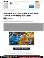 Bitcoin's 900,000th Block Has Been Mined. How Many Are Left?