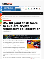 US, UK joint task force to explore crypto regulatory collaboration - The Crypto News Wire