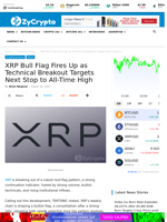 XRP Bull Flag Fires Up as Technical Breakout Targets Next Stop to All-Time High ⋆ ZyCrypto