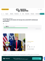 Trump-Meloni rift strains US-Europe ties amid NATO withdrawal speculation