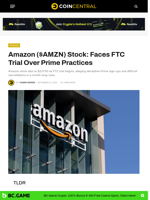 Amazon ($AMZN) Stock: Faces FTC Trial Over Prime Practices