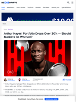 Arthur Hayes' $5 Million Selloff Raises Red Flags for Crypto Market