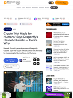 Crypto 'Not Made for Humans,' Says Dragonfly's Haseeb Qureshi – Here's Why – Bitcoin News