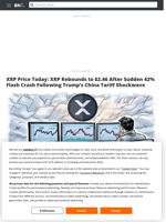 XRP Price Today: XRP Rebounds to $2.46 After Sudden 42% Flash Crash Following Trump’s China Tariff Shockwave - Brave New Coin