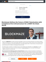 Blockmaze Defines the Future of RWA Tokenisation with Compliance-First Infrastructure for a $500T On-Chain World - Brave New Coin