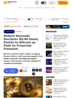 Robert Kiyosaki Declares 60/40 Dead, Points to Bitcoin as Path to Financial Freedom – Featured Bitcoin News