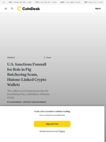 U.S. Sanctions Funnull for Role in $200M Pig Butchering Scam, Crypto Wallets Linked to Huione