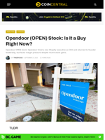 Opendoor (OPEN) Stock: Is It a Buy Right Now? - CoinCentral
