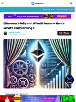 Ethereum's Rally Isn't What It Seems — Here's What's Really Driving It