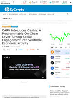 CARV Introduces Cashie: A Programmable On-Chain Layer Turning Social Engagement into Verifiable Economic Activity