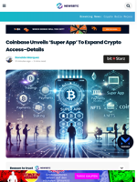 Coinbase Unveils ‘Super App’ To Expand Crypto Access–Details
