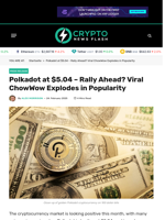 Polkadot at $5.04 – Rally Ahead? Viral ChowWow Explodes in Popularity - Crypto News Flash