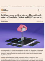 Building a more resilient internet: The anti-fragile nature of Oraichain, Pinlink, and RSS3's networks - AMBCrypto