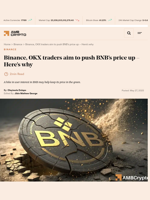 Binance, OKX traders aim to push BNB's price up - Here’s why - AMBCrypto