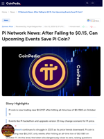 Pi Network News: After Falling to $0.15, Can Upcoming Events Save Pi Coin?