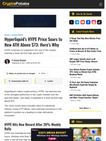 Hyperliquid's HYPE Price Soars to New ATH Above $73: Here's Why
