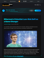 Ethereum's Potential: Low-Risk DeFi as a Game Changer - Blockchain.News