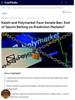 Kalshi and Polymarket Face Senate Sports Betting Ban