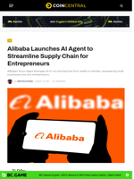 Alibaba Launches AI Agent to Streamline Supply Chain for Entrepreneurs - CoinCentral