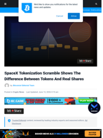 SpaceX Tokenization Scramble Shows The Difference Between Tokens And Real Shares