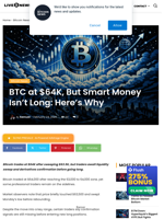 Bitcoin at $64K: Why Smart Money Waits